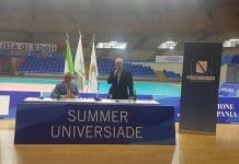 Eboli, De Luca e Cariello presentano le Universiadi 2019 universiadi