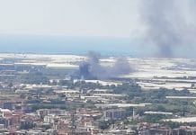 Incendio a Battipaglia: in fiamme un terreno agricolo Incendio a Battipaglia Mgm