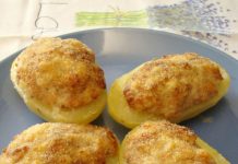 Patate ripiene di mozzarella