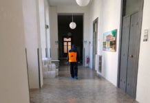 Spesa Solidale: sanificata l’ex scuola “E. De Amicis” De Amicis