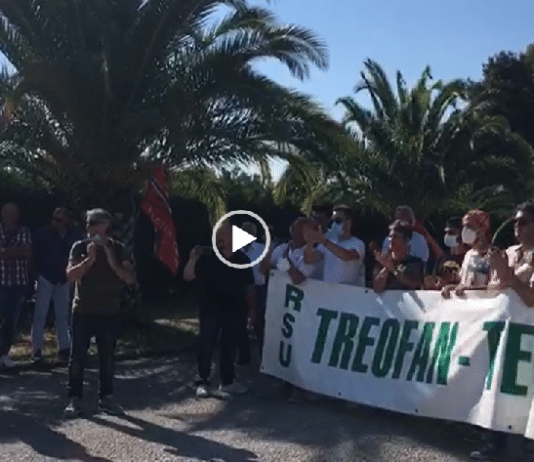 Treofan, proprietari in azienda per spostare i macchinari. Presidio di operai protesta – VIDEO Treofan