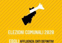 Eboli, elezioni comunali: i dati definitivi sull’affluenza affluenza elezioni comunali eboli 2020