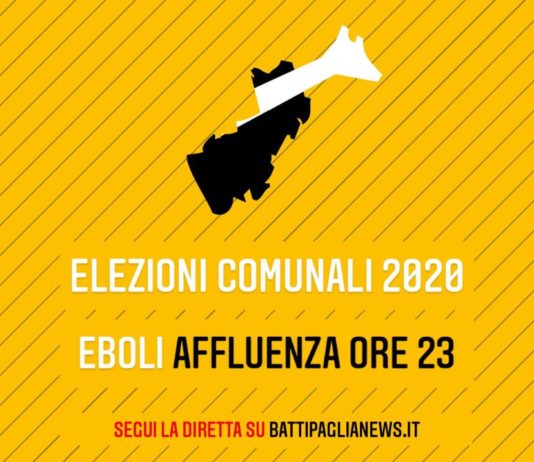 Eboli, elezioni comunali 2020: l’affluenza alle urne alle ore 23 eboli affluenza ore 23