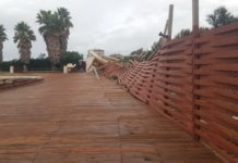 Battipaglia, bufera nella notte e lidi K.O.. Richiesto lo stato di calamità lidi baia dei delfini