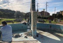 Battipaglia, manutenzione alla fontana del quartiere Sant’Anna Fontana Sant'Anna