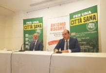 «Stop a Miasmi e Compostaggio»: il monito di Coscia e Visconti Miasmi e Compostaggio Giovanni Coscia Antonio Visconti conferenza stampa