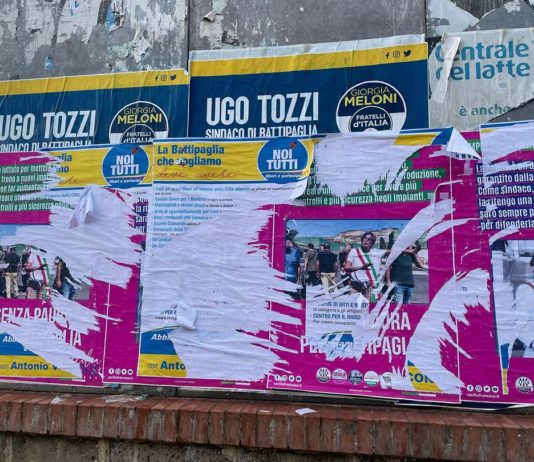 Manifesti elettorali, Ceriello (Noi Tutti Liberi e Partecipi): “Chiediamo scusa alla città” manifesti elettorali