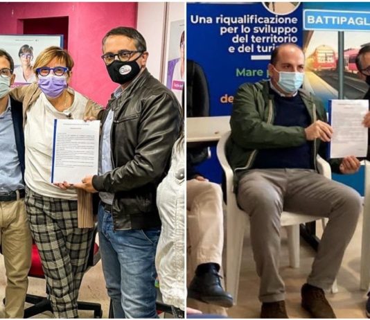 Civica Mente consegna il programma a Visconti e Francese e precisa: «Nessun accordo» Civica Mente