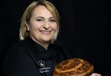 Helga Liberto al SIGEP 2022 di Rimini con la colomba “Sciantosa” Helga Liberto