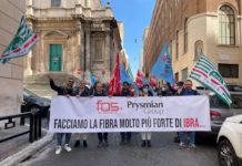 Vertenza “Prysmian-Fos”: sit-in al Ministero: «Pronti allo sciopero se la situazione peggiorerà» Mise roma fos 15 marzo 2022