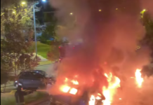 Cinque auto in fiamme in piazza De Vita: s’indaga solamente su una incendio piazza de vita