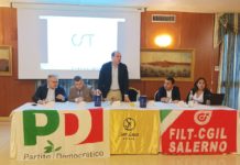 Logistica e Trasporti, i Dem di Battipaglia e Cascone: «Il futuro è a Battipaglia» convegno pd battipaglia 20 maggio 2022 luca cascone trasporti logsitica