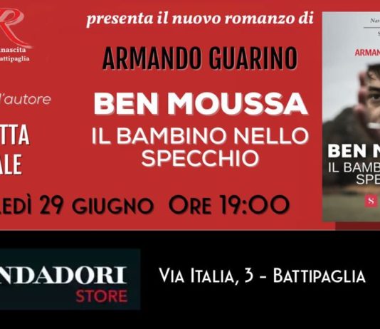 Battipaglia: Armando Guarino presenta il libro “Ben Moussa” Armando Guarino