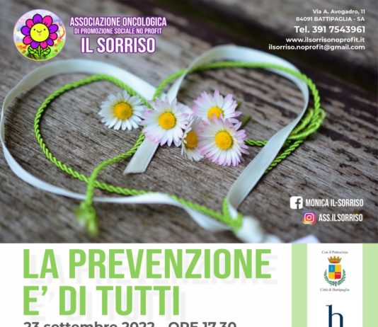 La prevenzione è di tutti: al Palace il convegno promosso da “Il Sorriso” il sorriso prevenzione convegno venerdì 23 settembre Palace