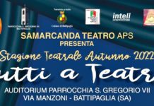 Battipaglia: torna la rassegna “Tutti a teatro!” di Samarcanda Teatro