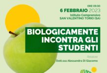 Biologicamente, San Valentino Torio: lo stile di vita biologico si apprende a scuola Biologicamente