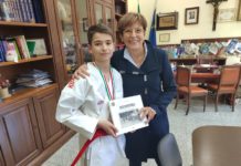 Battipaglia, sindaca Francese incontra il giovane campione di karate Antonio Siotto Antonio Siotto