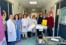 Salerno, ANC Salerno dona materiale sanitario al reparto di Neonatologia del Ruggi ANC Salerno