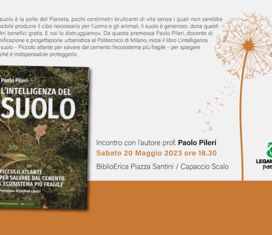 Capaccio Paestum: il prof Paolo Pileri presenta il libro “L’intelligenza del suolo” Paolo Pileri