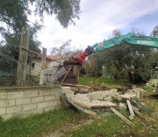 Lottizzazione Abusiva “Lago”: proseguono i lavori di demolizione