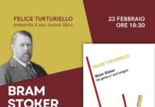 Libri: Felice Turturiello a Salerno per presentare “Bram Stoker. Un genio e i suoi enigmi” Felice Turturiello